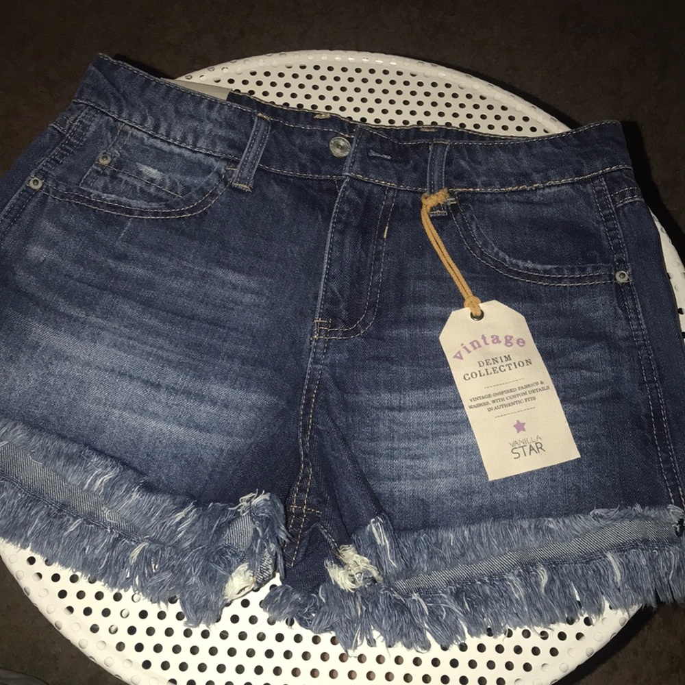 High waisted festival shorts